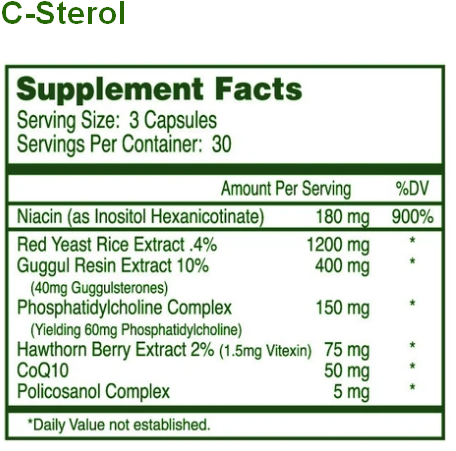 Enzyme Process C-Sterol ingredients