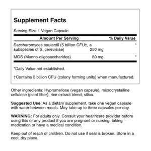 Swanson_Saccharomyces Boulardii_ingredients