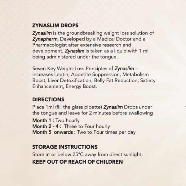 Zynaslim Weight Loss Program - Image 3
